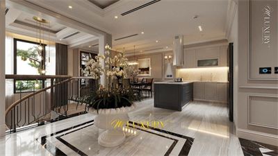 *Thiết Kế Nội Thất Penthouse Tinh Tế, Đẳng Cấp Tại Hà Nội