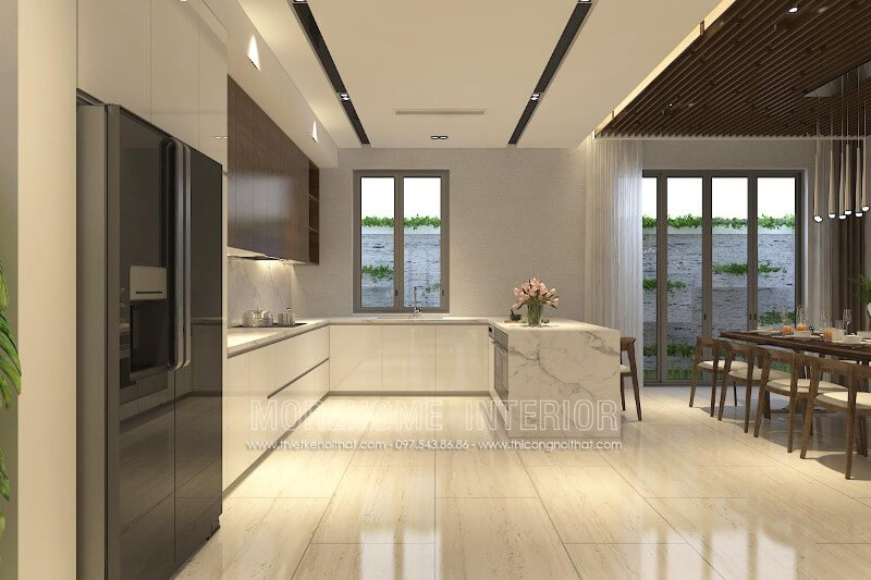 Mẫu tủ bếp ưa chuộng trong nhiều năm nay không lo bị Thiết kế phòng bếp, tủ bếp đẹp