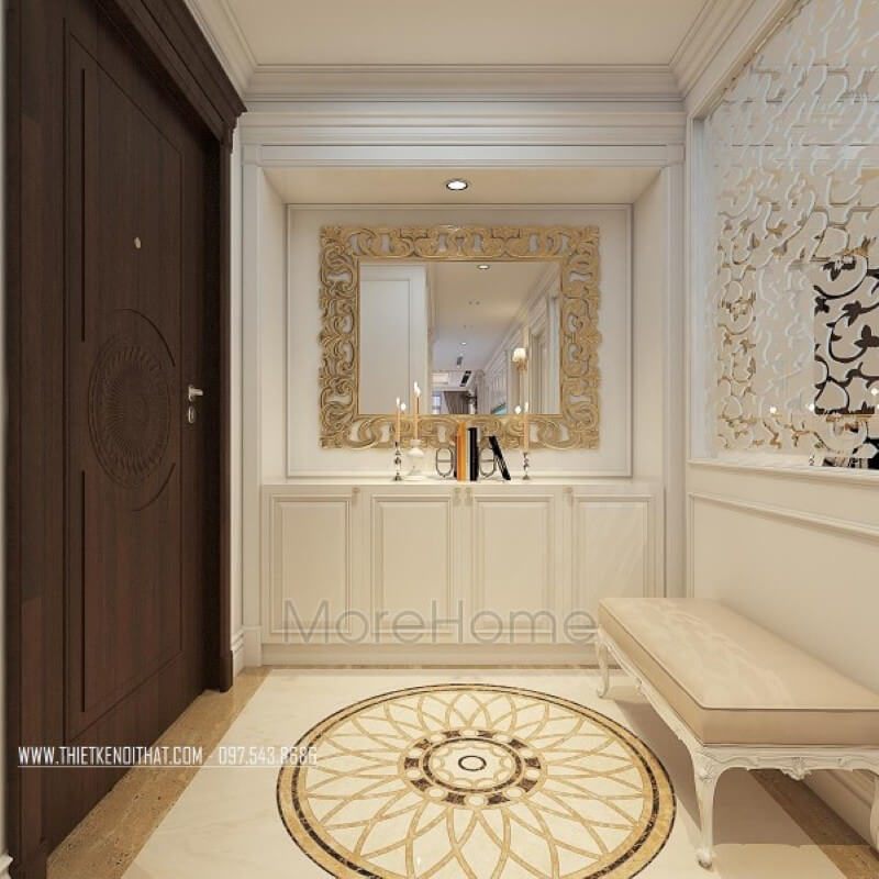 Mẫu kệ tủ đựng giày của chúng tôi cung cấp sự tiện nghi cho gia chủ bằng cách thiết kế hiện đại.