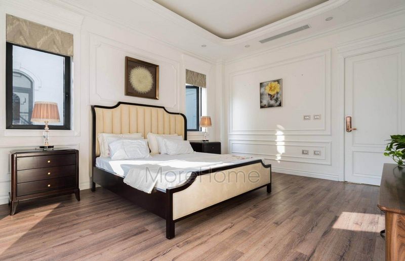 Hải Phòng được thi công nội thất gỗ cho phòng ngủ.